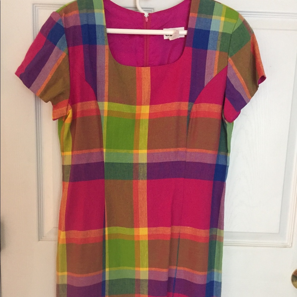 “Spring into the the Year” Plaid Dress